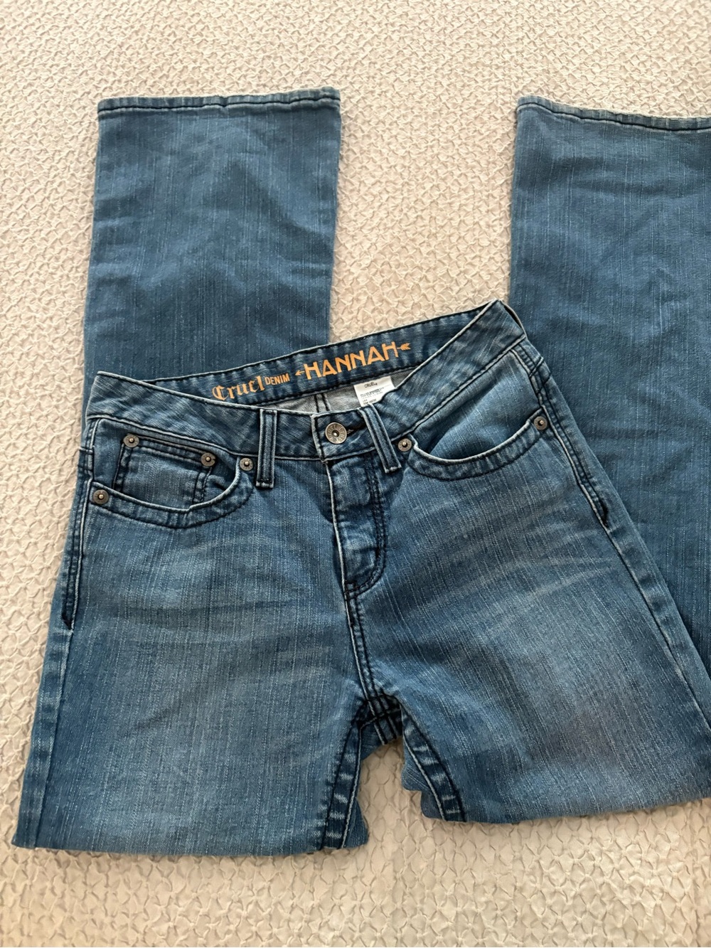 Citizens Of Humanity Hannah Bootcut Jeans in Blue Denim